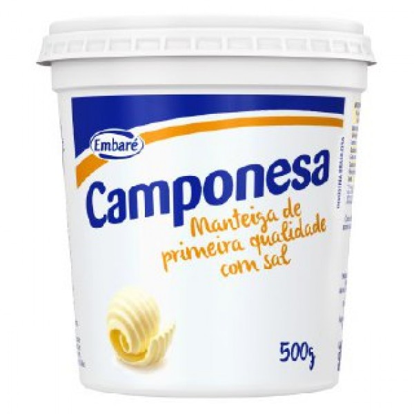 Manteiga Camponesa com Sal 500G