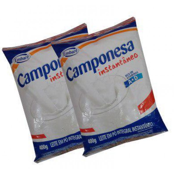 Leite em Pó Instantâneo Camponesa 400g