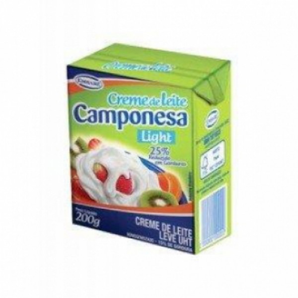 Creme de Leite Camponesa Caixa 200G