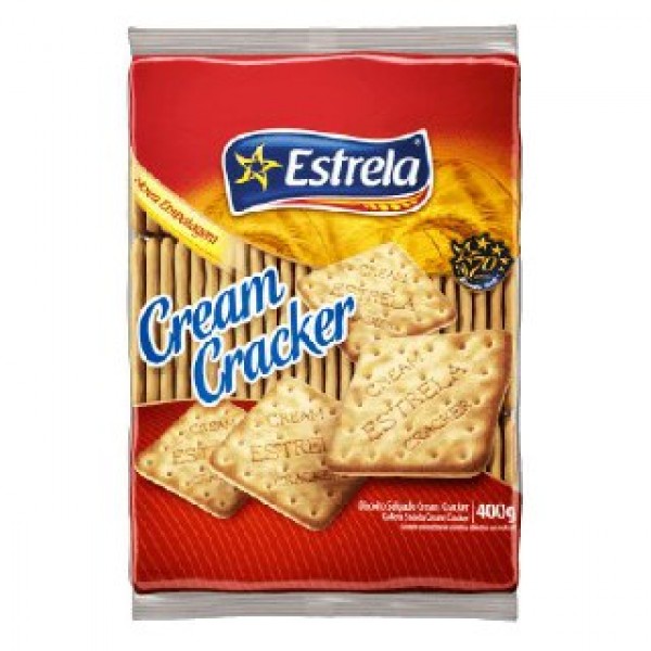 Biscoito Estrela Cream Cracker Tradicional 400G