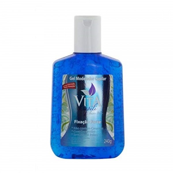 Gel Modelador Capilar Vita Capali Azul Classic 240G