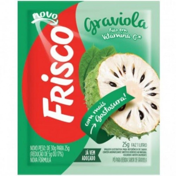 Refresco em Pó Frisco Graviola 25g