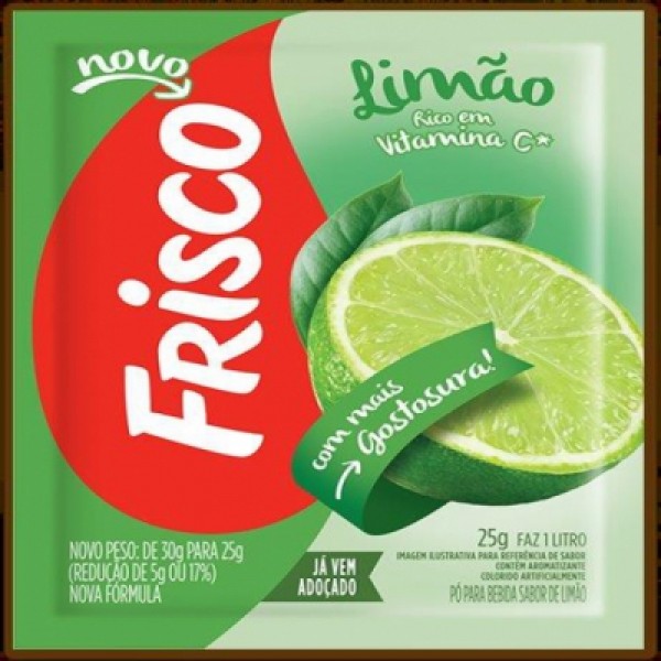 Refresco em Pó Frisco Limão 25g