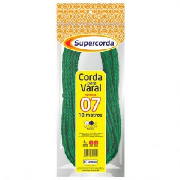 Corda de Varal Supercorda N7 10 Metros