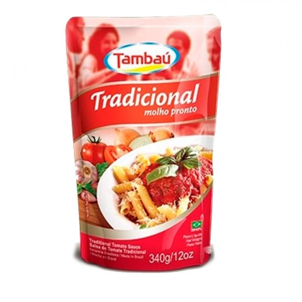 Molho de Tomate Tradicional Tambaú 340G