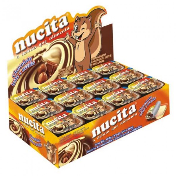 Creme Nucita Chocolate Leite e Avelã 480g