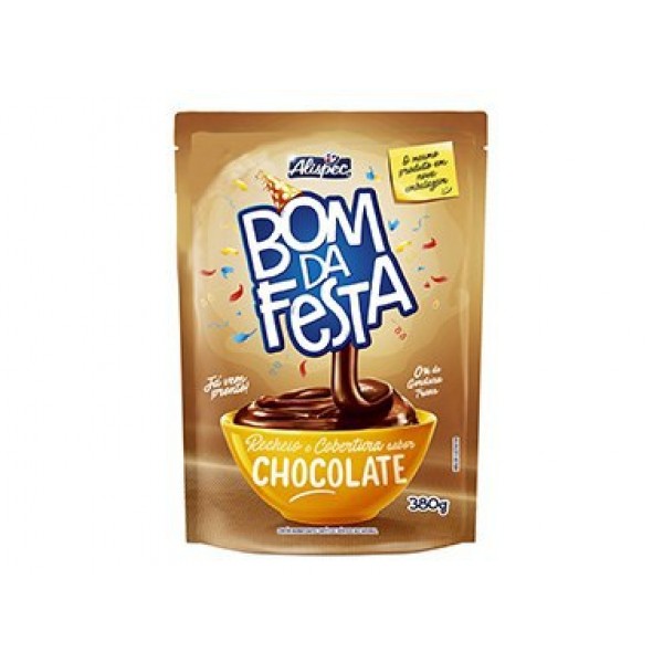 Chocolate Para Recheio e Cobertura Bom da Festa 380g