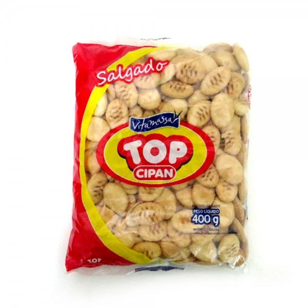 Biscoito Cipan Top Salgado 400g