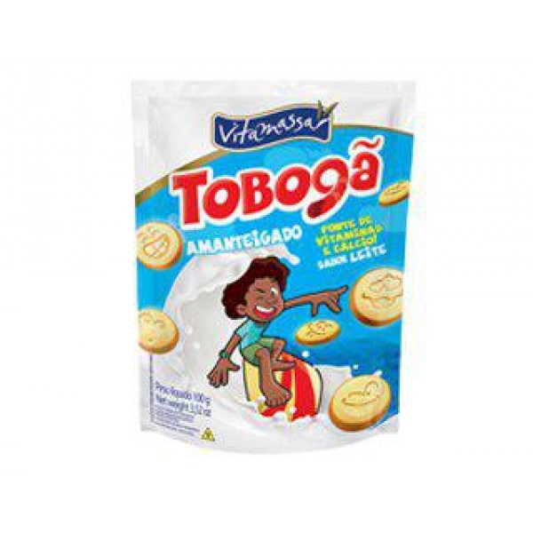 Biscoito Vitamassa Tobogã Amanteigado Leite 100g