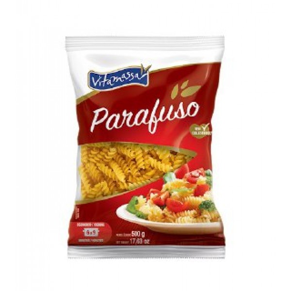 Macarrão Vitamassa Parafuso 500g