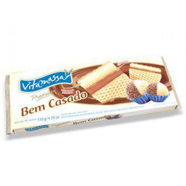 Biscoito Vitamassa Wafer Bem Casado 107G