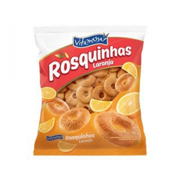Biscoito Vitamassa Rosquinhas Laranja 400g