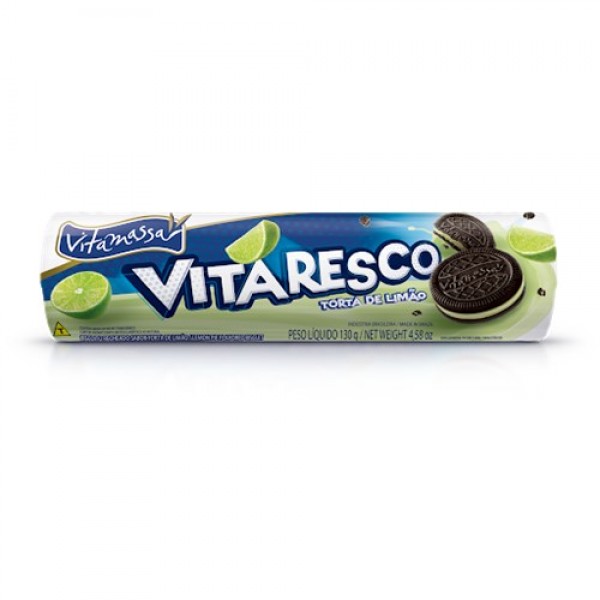 Biscoito Vitamassa Recheado Torta de Limão 130G