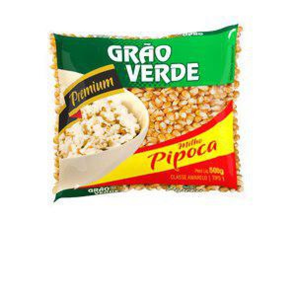 Milho para Pipoca Grão Verde 500g