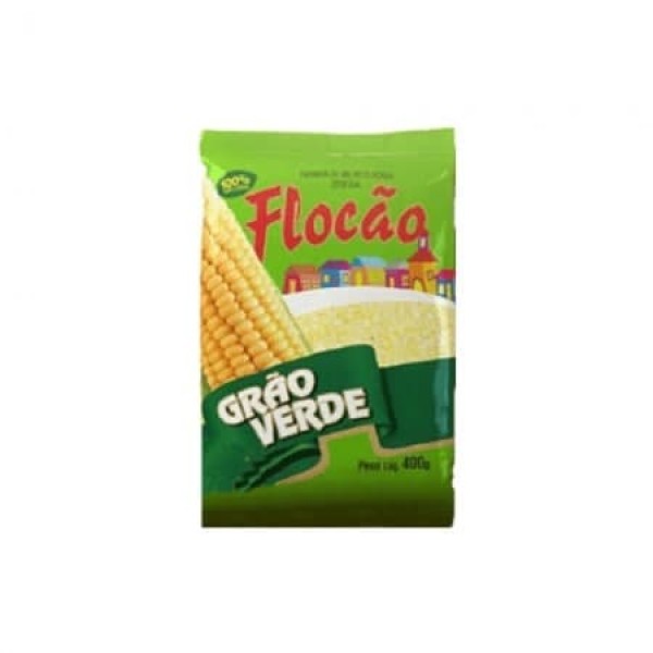 Flocão De Milho Gão Verde 400G
