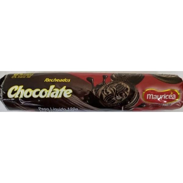 Biscoito Mauricéa Recheado Chocolate 120G