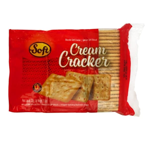 Biscoito Mauricéa Cream Cracker Soft 330G