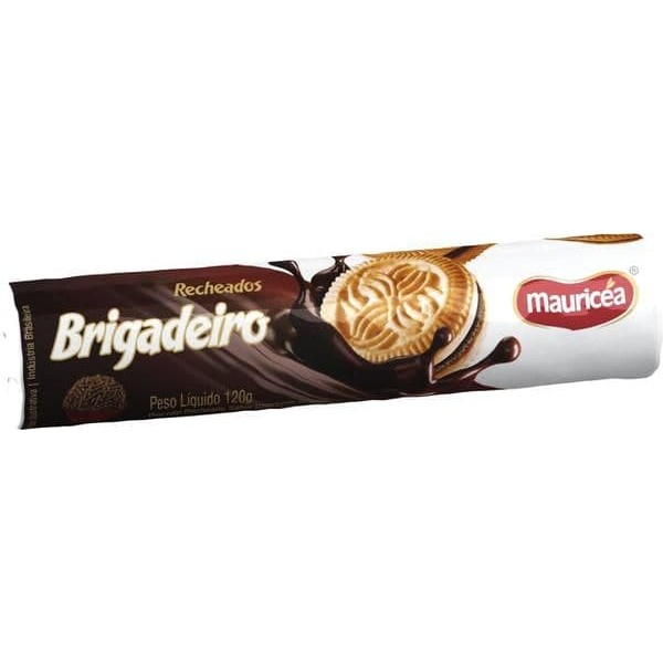 Biscoito Mauricéa Recheado Brigadeiro 120G