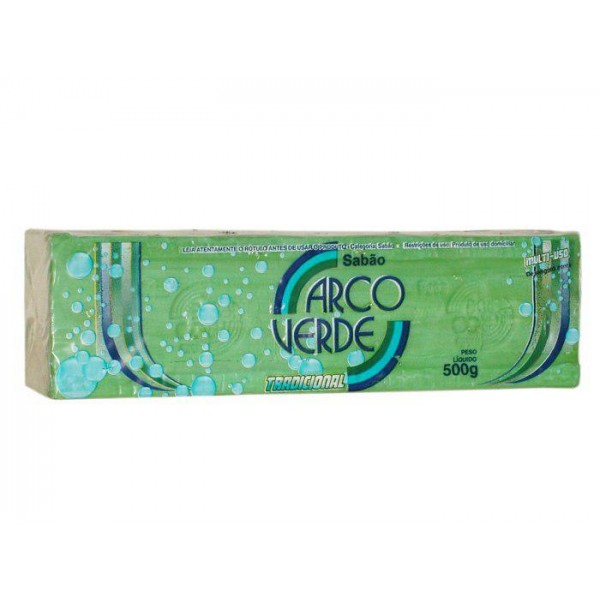 Sabão em Barra Tradicional Arco Verde 500g