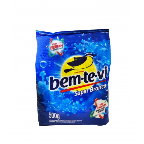 Detergente Pó Bem-Te-Vi Super Branco 500g