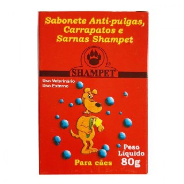 Sabonete Sarnicida para Cães Shampet 80g