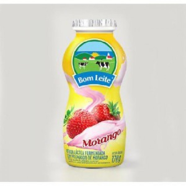 Iogurte bom leite Morango 180G