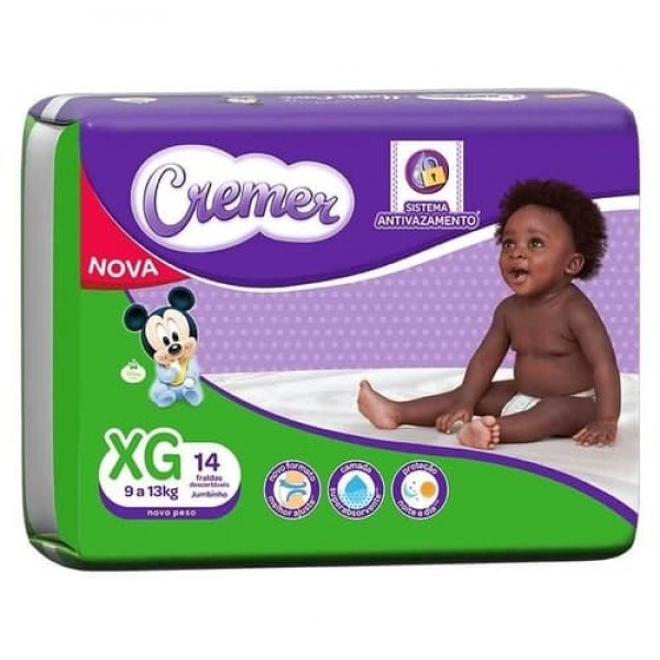 Fralda Cremer Disney Jumbinho XG 14 Unidades