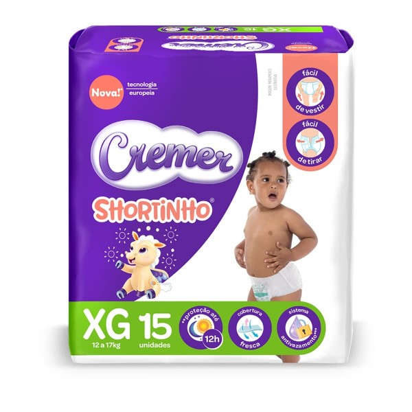 Fralda Calça Cremer Jumbinho XG 15 Unidades