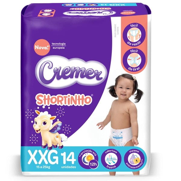 Fralda Calça Cremer Jumbinho XXG 14 Unidades