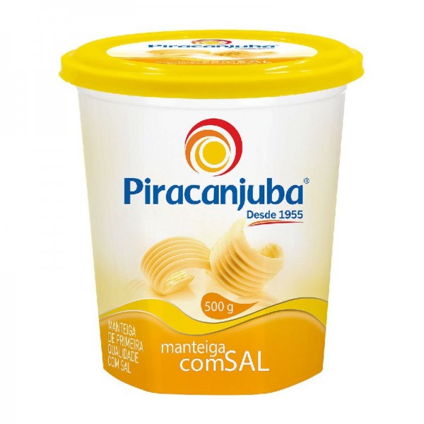 Manteiga Piracanjuba com Sal 500g