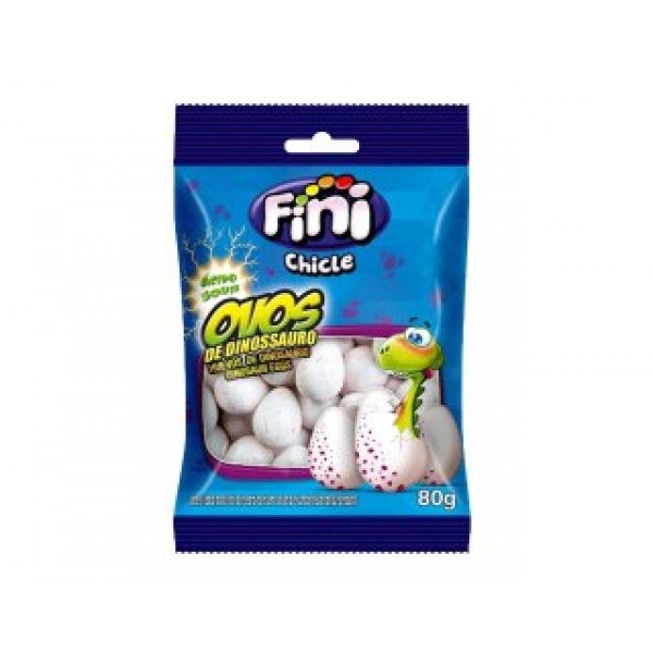 Chiclete Ovos de Dinossauro 80g - Fini