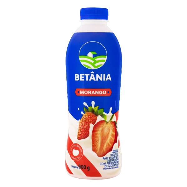 Iogurte Com Polpa de Morango Betânia 900ML