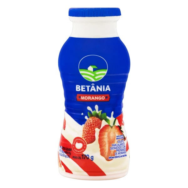Iogurte Com Polpa de Morango Betânia 170ML