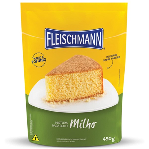 Mistura para Bolo Milho Fleischmann 450G