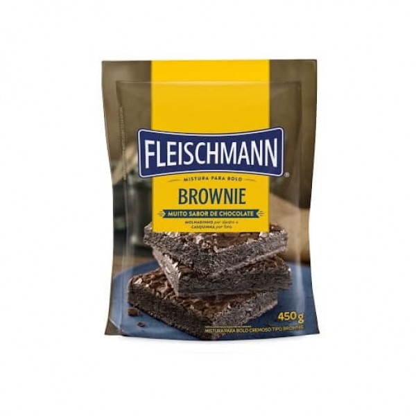 Mistura para Bolo Brownie Fleischmann 450g