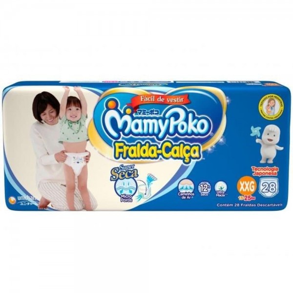 Fralda Calça Mamypoko Jumbo XXG 24 Unidade