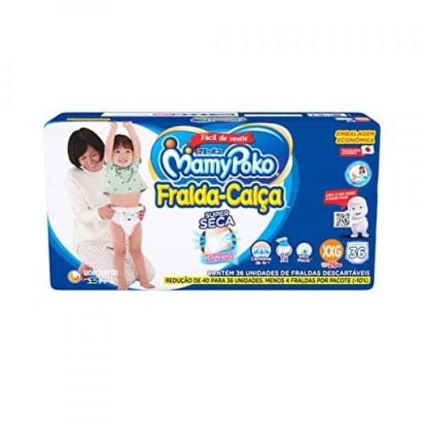 Fralda Calça Mamypoko XXG 36 Unidades