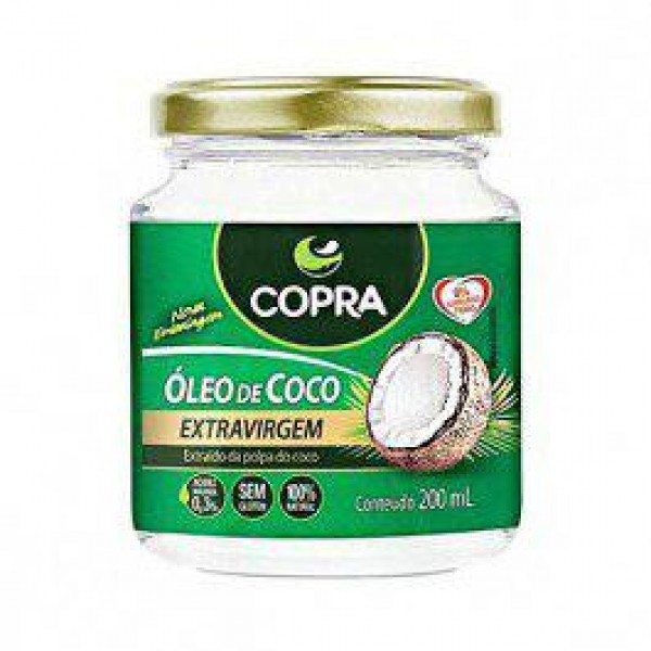 Óleo de Coco Extra Virgem Copra 200ml