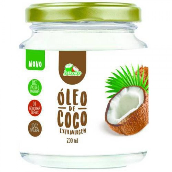 Óleo de Coco Extra Virgem Dikoko 200ml