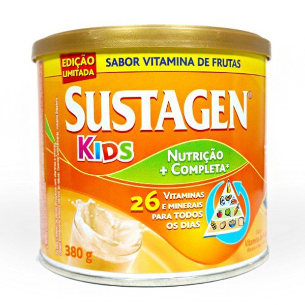 Alimento Nutritivo Sabor Vitamina de Frutas Sustagen Kids Lata 