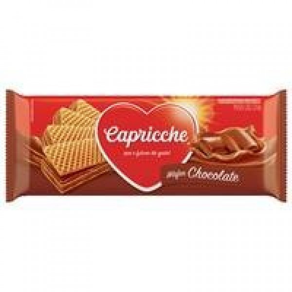 Biscoito Capricche Wafer Chocolate 120G