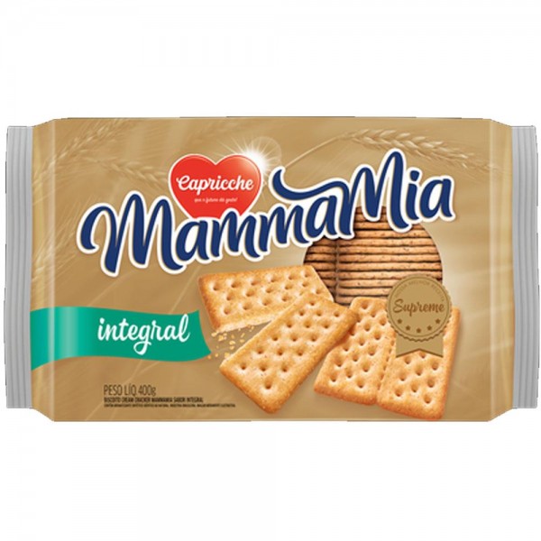 Biscoito Capricche Mammamia Integral 400G
