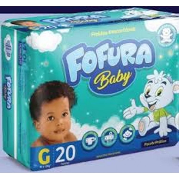 Fralda Fofura Baby Prático G 20 UND 