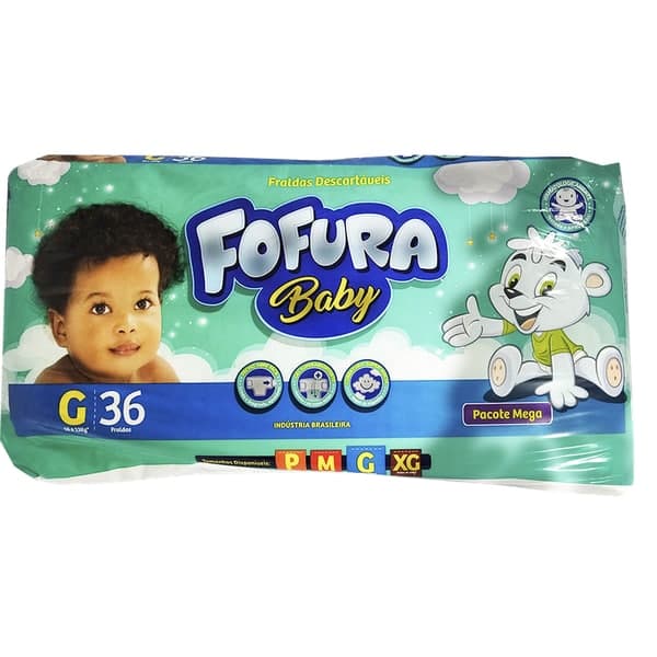 Fralda Fofura Baby Mega G 36 UMD
