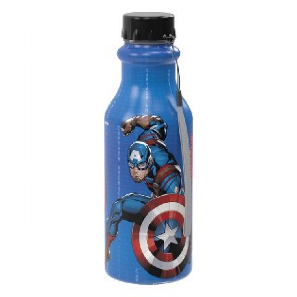 Garrafa Plástico Retro Capitão America Plasútil 500ML